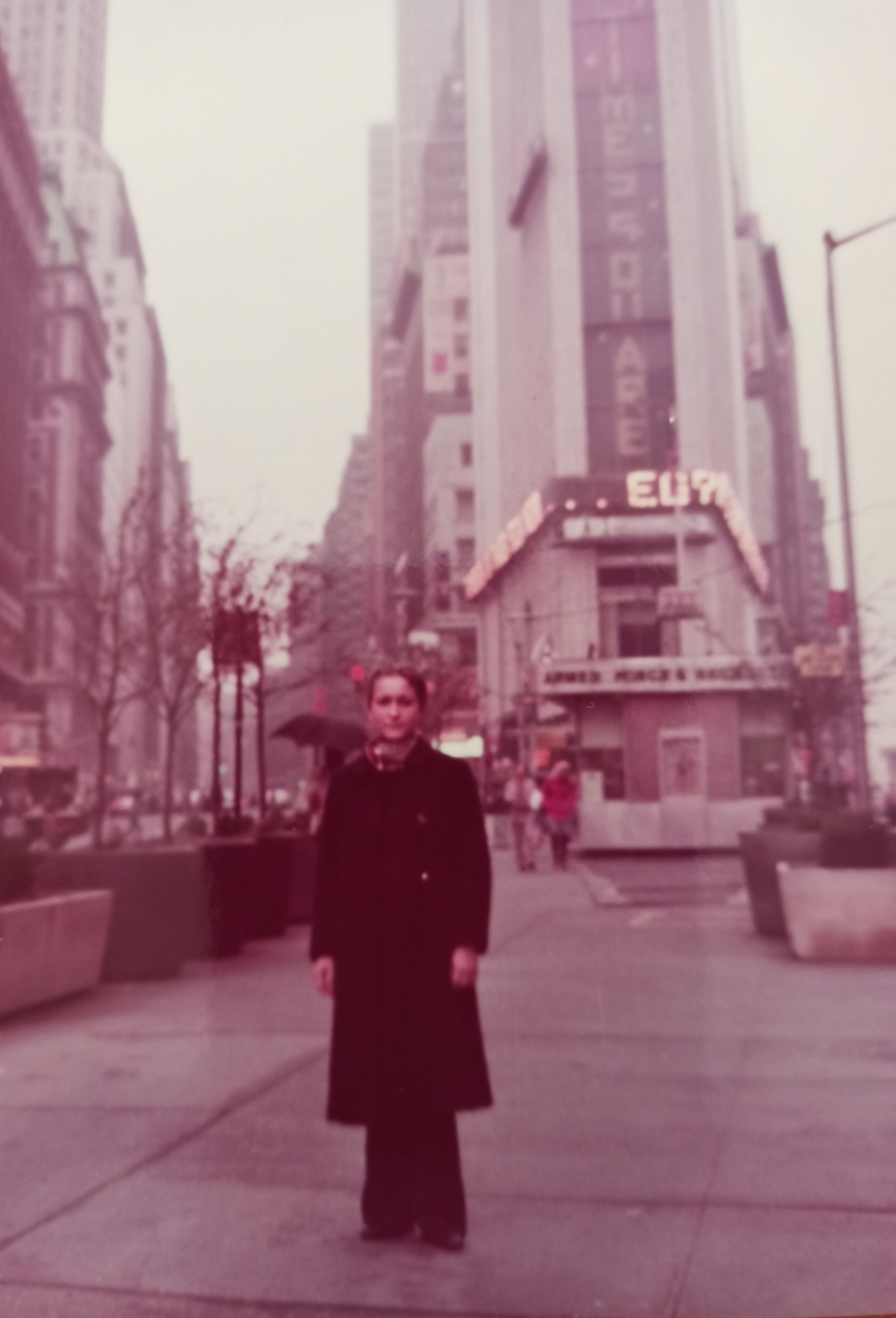 New York negli anni 70 - Io a Times Square negli anni 70